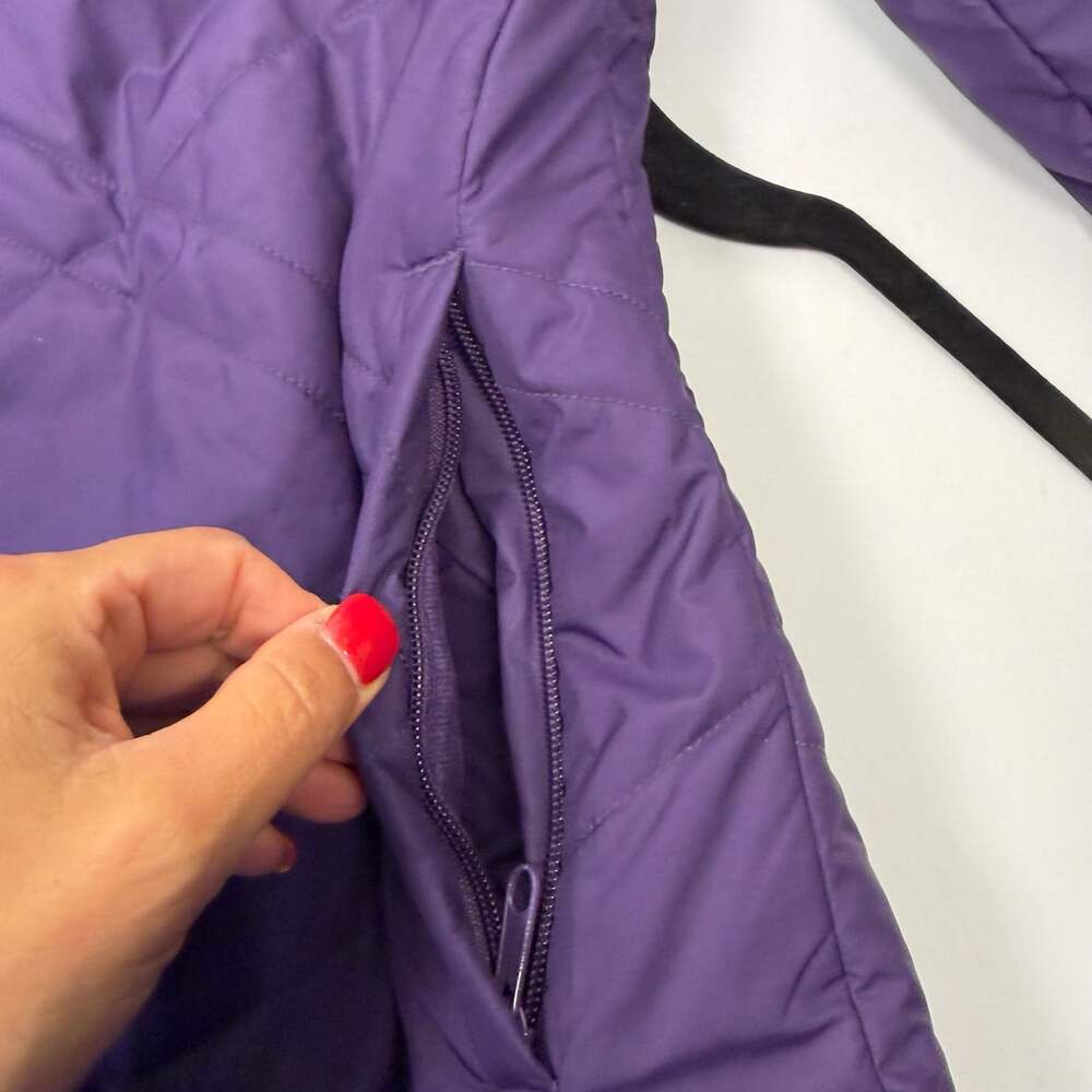 Columbia Sportswear Company Quilted Fleece-Lined Jacket Purple Size S - Picture 5 of 8
